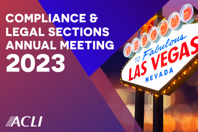Compliance and Legal Sections Annual Meeting 2023 Compliance and Legal Sections Annual Meeting 2023